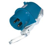 3 Round Pin Fixed Inlet Socket 16 amps 240 Volt IP44